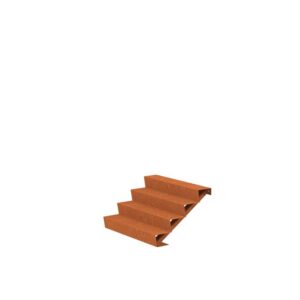 Stair 1250 x 960 x 680mm CorTen 4mm (CST4.2)