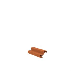 Stair 1250 x 480 x 340mm CorTen 4mm (CST2.2)