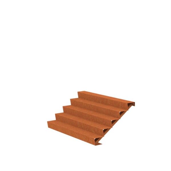 Stair 2000 x 1200 x 850mm CorTen 4mm (CST5.4)