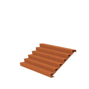 Stair 2500 x 1440 x 1020mm CorTen 4mm (CST6.5)