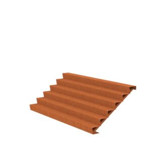 Stair 3000 x 1440 x 1020mm CorTen 4mm (CST6.6)
