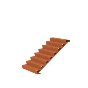 Stair 1250 x 1920 x 1360mm CorTen 4mm (CST8.2)