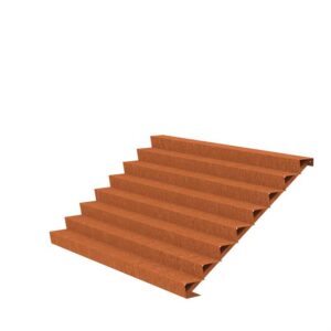 Stair 3000 x 1920 x 1360mm CorTen 4mm (CST8.6)
