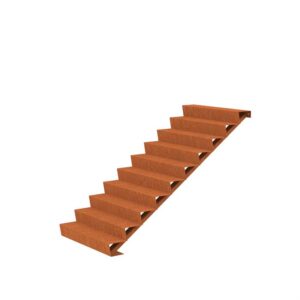 Stair 1250 x 2400 x 1700mm CorTen 4mm (CST10.2)