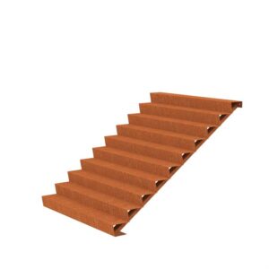 Stair 2000 x 2400 x 1700mm CorTen 4mm (CST10.4)