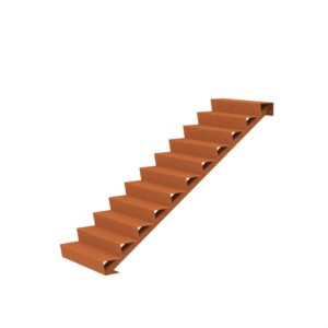 Stair 1000 x 1680 x 1870mm CorTen 4mm (CST11.1)