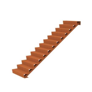 Stair 1000 x 2160 x 2210mm CorTen 4mm (CST13.1)