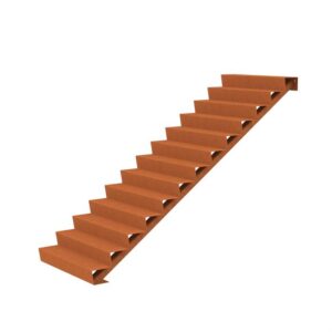 Stair 1250 x 2160 x 2210mm CorTen 4mm (CST13.2)
