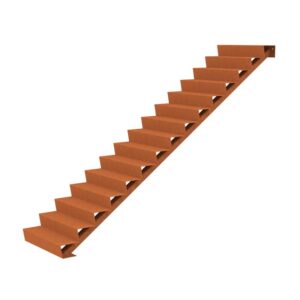 Stair 1000 x 1920 x 2550mm CorTen 4mm (CST15.1)