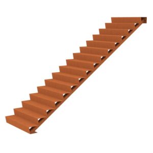 Stair 1250 x 2160 x 2720mm CorTen 4mm (CST16.2)