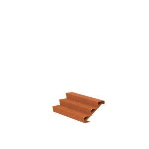 Stair 1500 x 720 x 510mm CorTen 4mm (CST3.3)