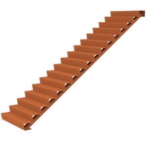 Stair 1250 x 2400 x 2890mm CorTen 4mm (CST17.2)
