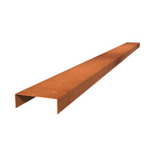 Corten Top Edge 2300mm Corten 2mm (CTE2.50.154.50 (10pcs))