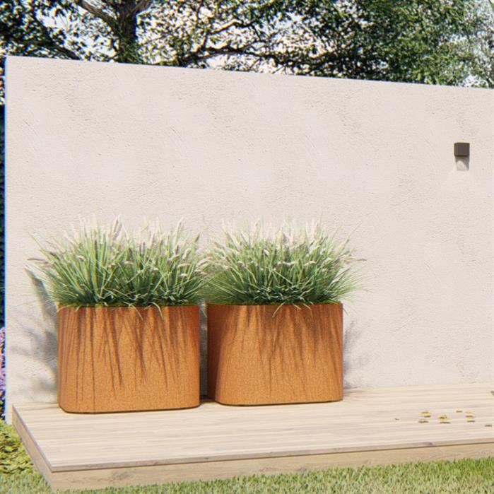 Tonic 1000x1000x800mm Corten 3 mm (TOC2)