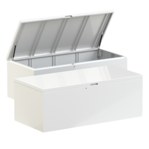 Storage Box 2000 x 950 x 750mm Aluminium RAL 9016 (STB200)