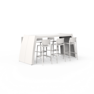 Original High Table 2100 x 900 x 1080mm Polyester RAL 9016 (HTO210)