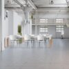 Borra Dining Wooden Legs 3000 x 1000 x 760mm Aluminium RAL 9016 (TBW300)