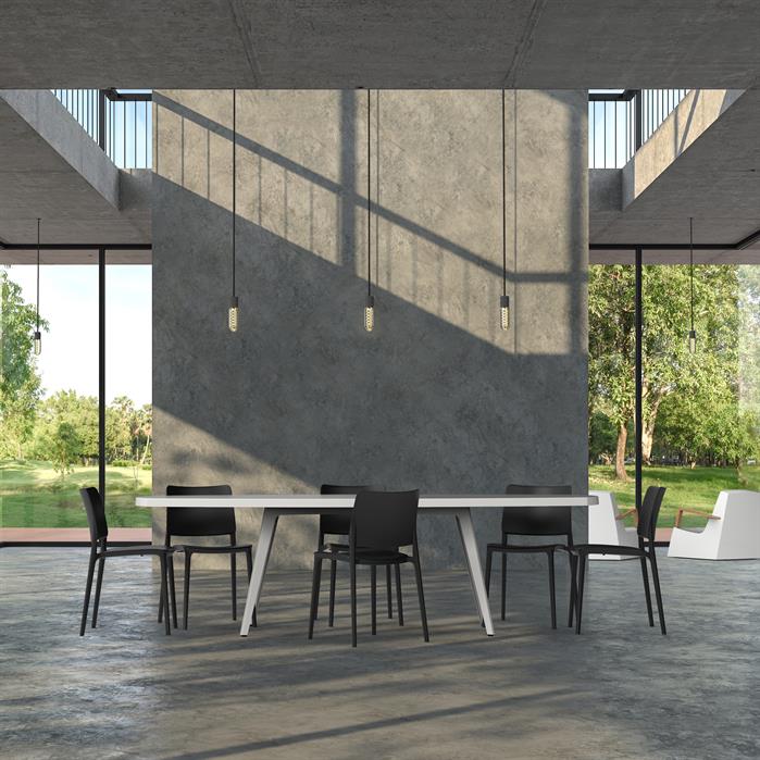Rollo XL 2600 x 1000 x 750mm polyester tabletop + coated legs (ROLXL)