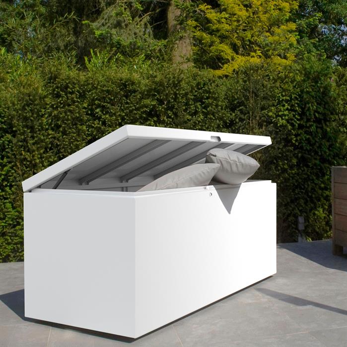 Storage Box 1580 x 580 x 450mm Aluminium RAL 9016 (STB160)