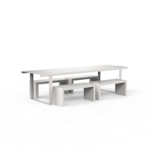 Placa Dining 3000 x 1000 x 760mm Aluminium RAL 9016 (TP300)