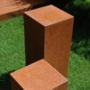 Sockel 2000 x 400 x 400mm CorTen 2mm (CK30)