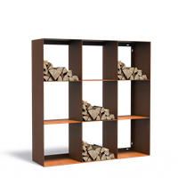 Woodstorage 1500 x 400 x 1500mm CorTen 3mm (BHSS2)
