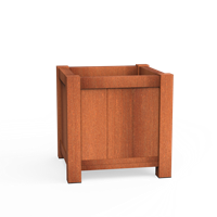 York 800x800x800mm corten 2 mm (CY2)