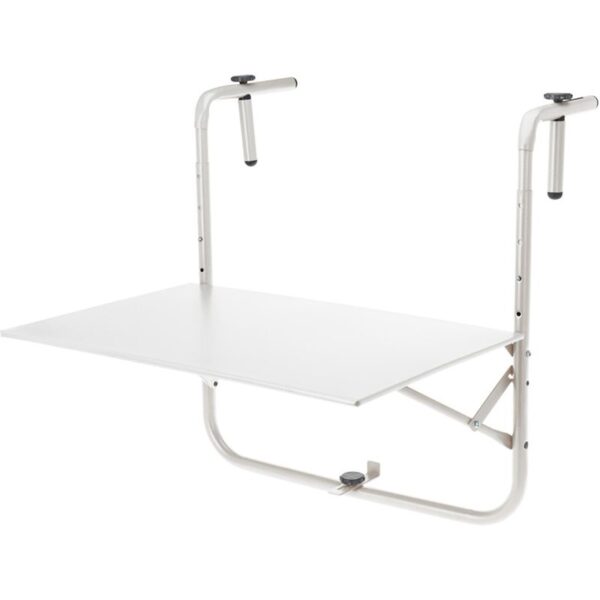 Balkontafel 60x43cm - mat wit