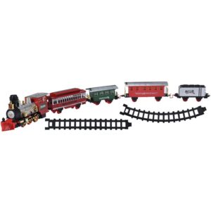 Kersttrein - met licht en geluid - 22 delig