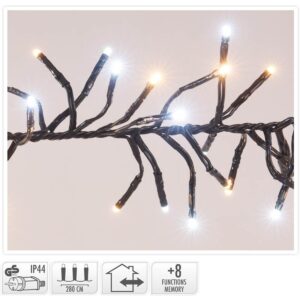 Clusterverlichting - 384 LED - 2-kleuren: wit + warm wit