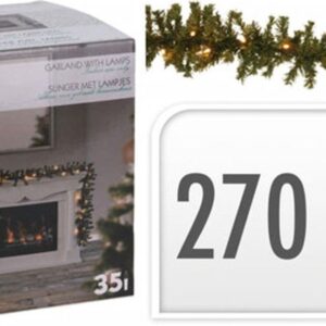 Guirlande met 35 lampjes - 230V - 270 cm