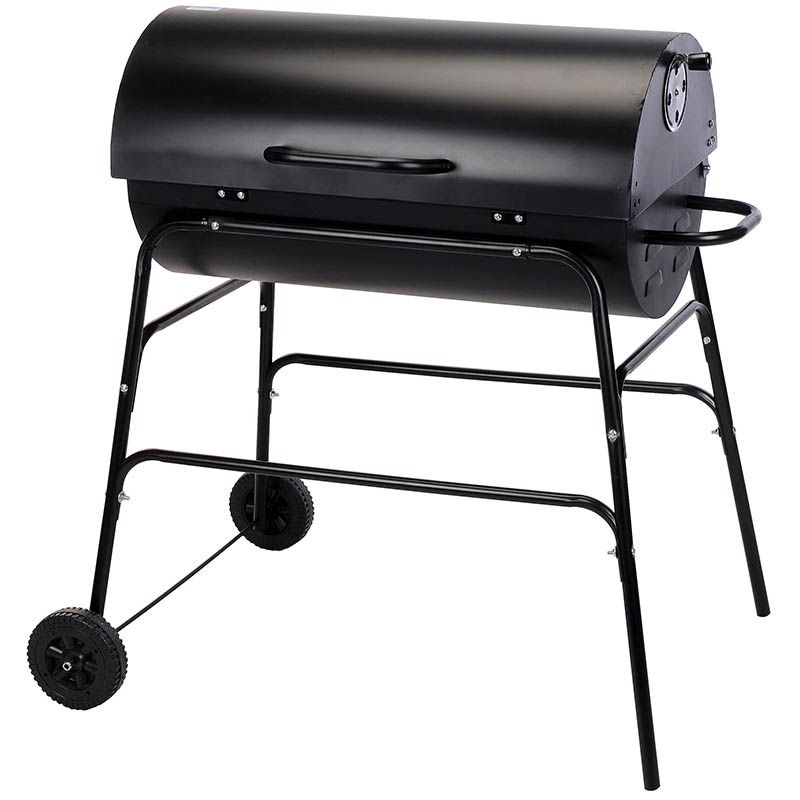 Houtskool barbecue cilindervorm XL