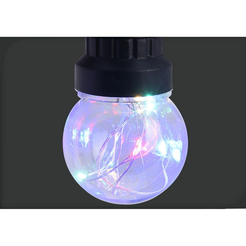 Feestverlichting 10 multicolor-lamps - 50 LED's - 5cm