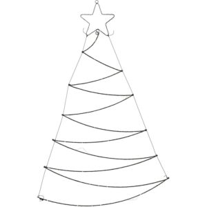 Verlichte Kerstboom - Wanddecoratie - 110cm