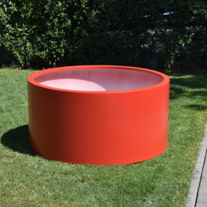 Sydney diameter 1000mm x hoogte 600mm Aluminium Rood